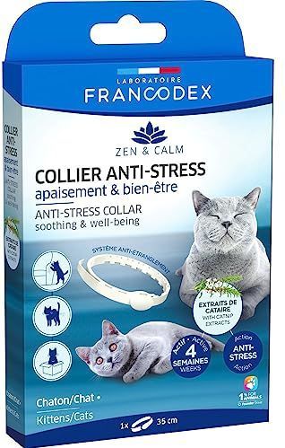 Francodex - Kalmerende en wellness anti-stress halsband voor kittens en katten