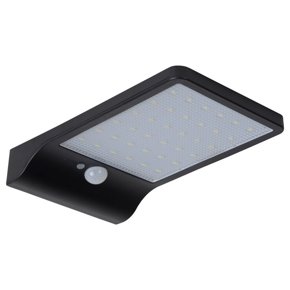 Solar wandlamp Basic, IP44, met sensor, zwart