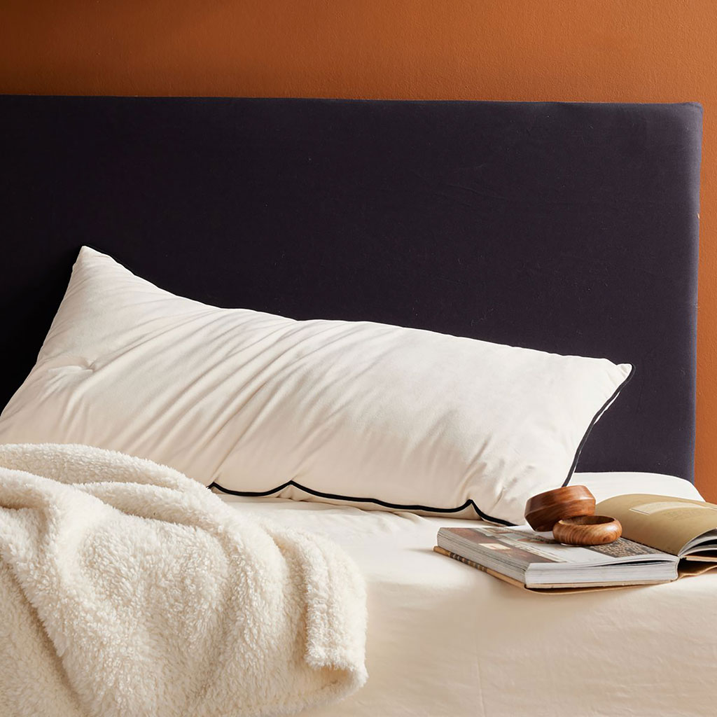 Coussin moka crème 40x90cm