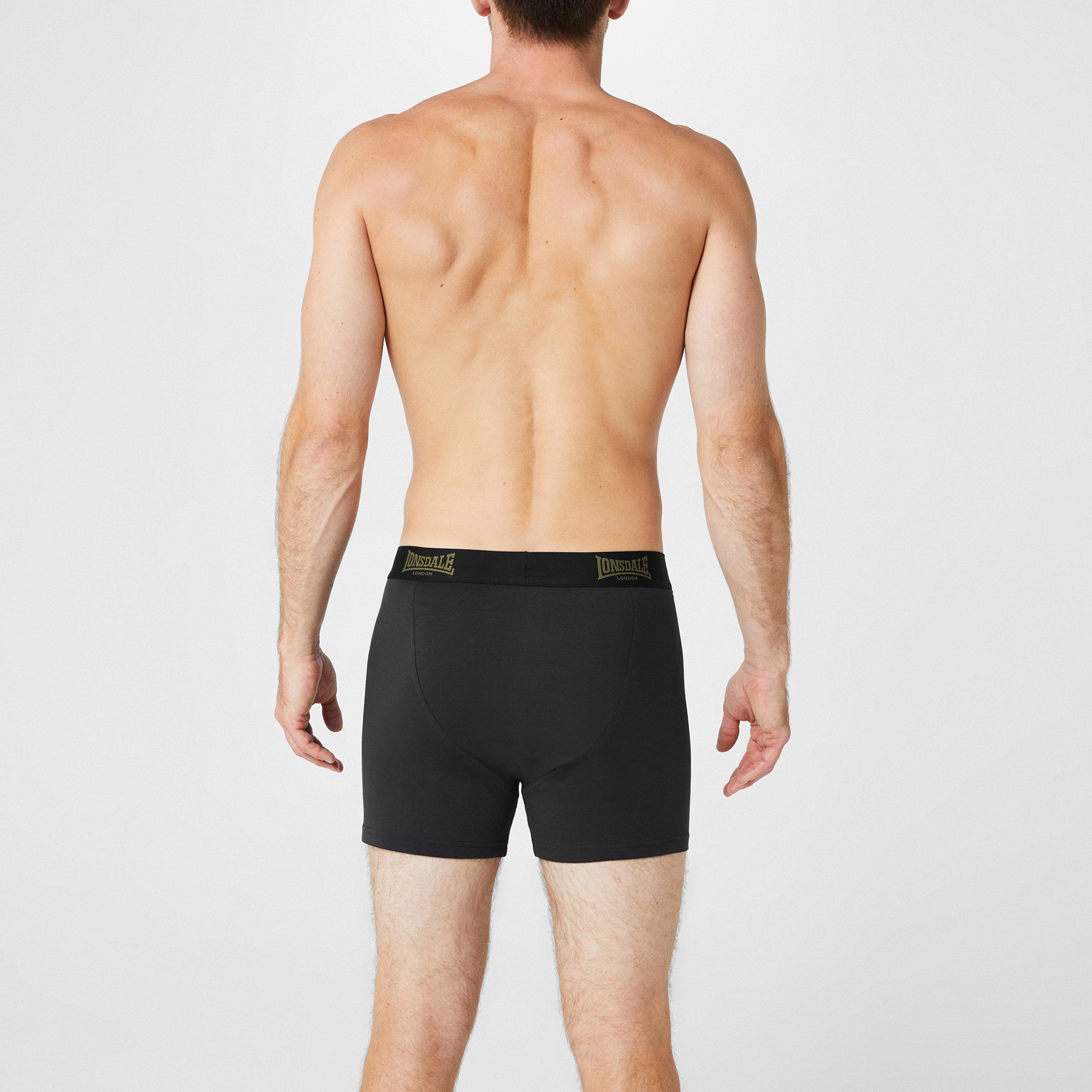 Lonsdale 2 Pack Boxers Mens