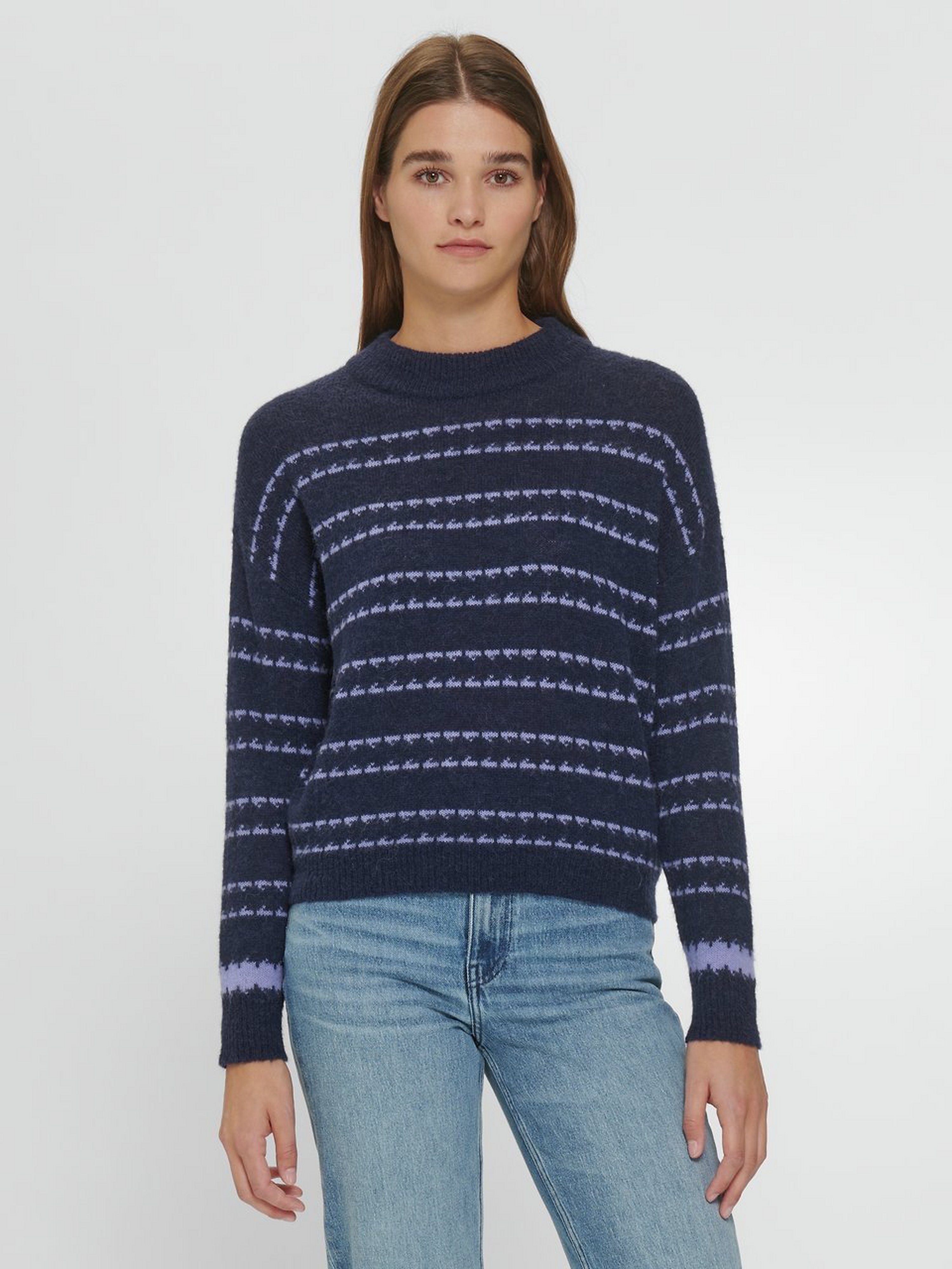 Pullover mit Stehbund