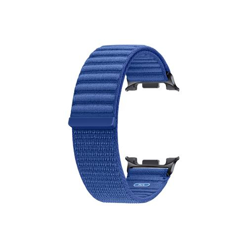 (M/L) Samsung - Samsung Galaxy Watch 8 (44mm) Fabric Band Stoffarmband (ET-SVL33LNEGEU) - Blau
