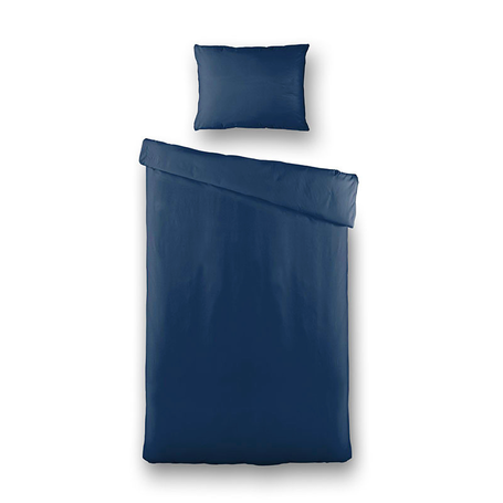 Dekbedovertrek Plain Percale - Navy