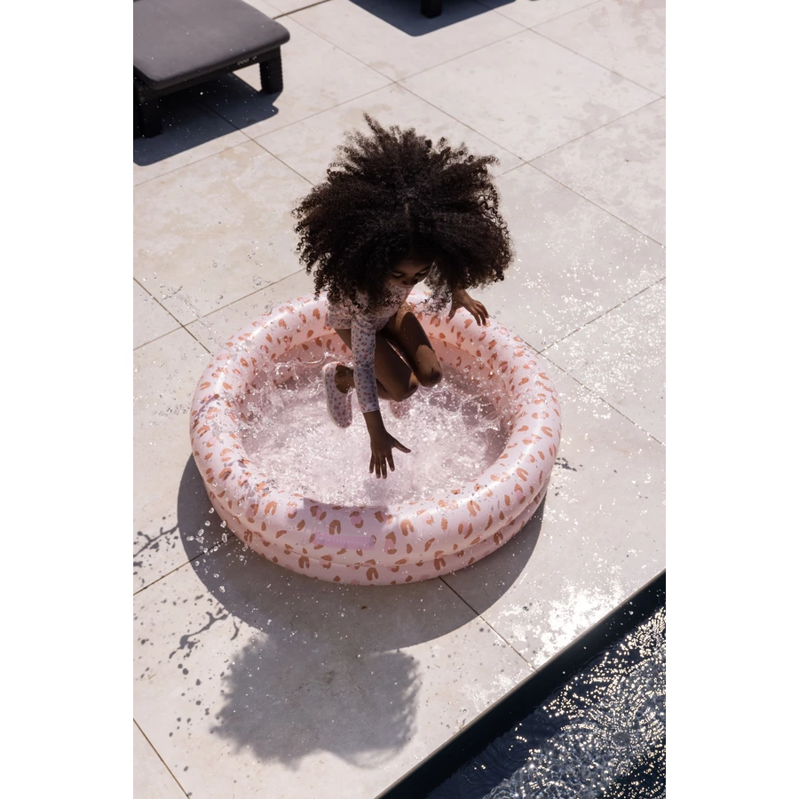 Swim Essentials Printed Children's Pool 100 cm Old Pink Leopard