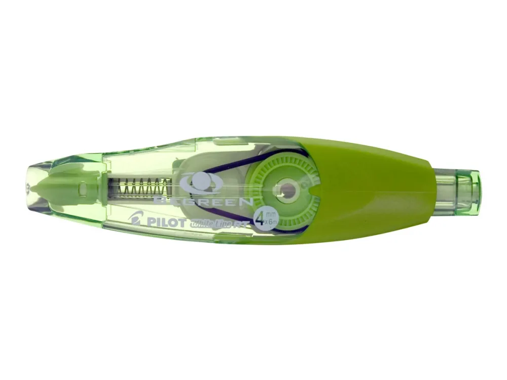 Rettetape Pilot Begreen Whiteline, 4 mm x 6 m