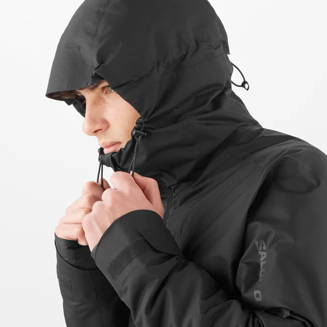 PATROLLER 3-IN-1 DOWN  Doudoune à capuche pour homme DEEPBLACK