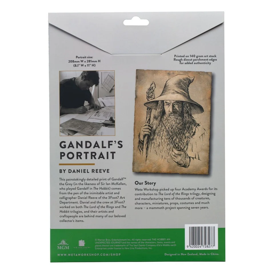 The Lord of the Rings - Portrait of Gandalf The Grey Statue Art Print