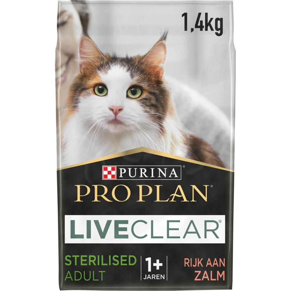 Pro Plan LiveClear Sterilised Adult Zalm1,4 kg