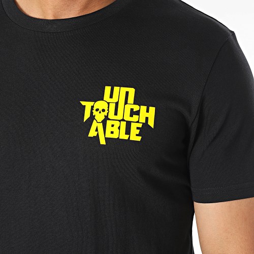 Tee Shirt Logo Velvet Noir Jaune