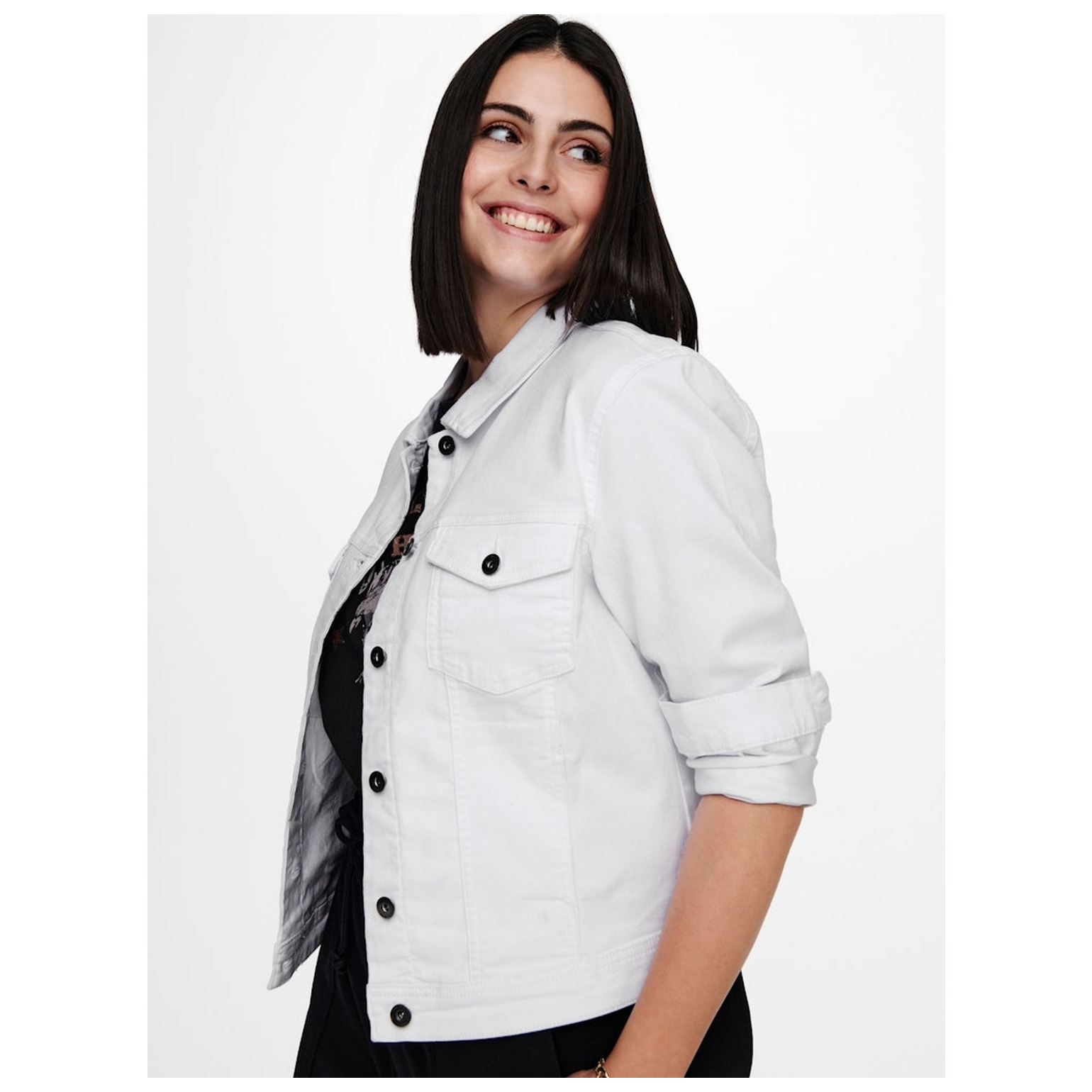 Carmakoma CARWESPA LS JACKET WHITE DNM N
