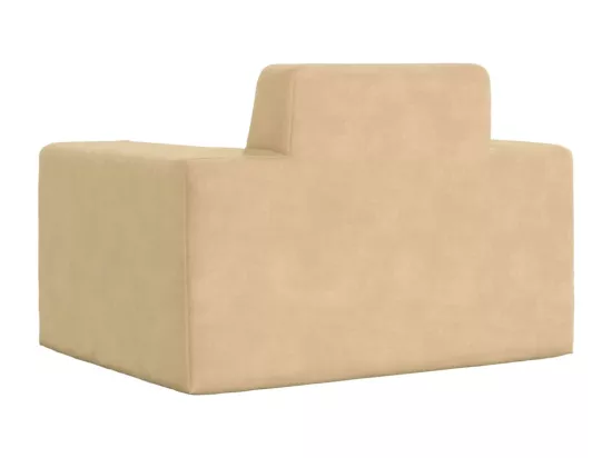 Canapé pour enfants Crème Peluche douce