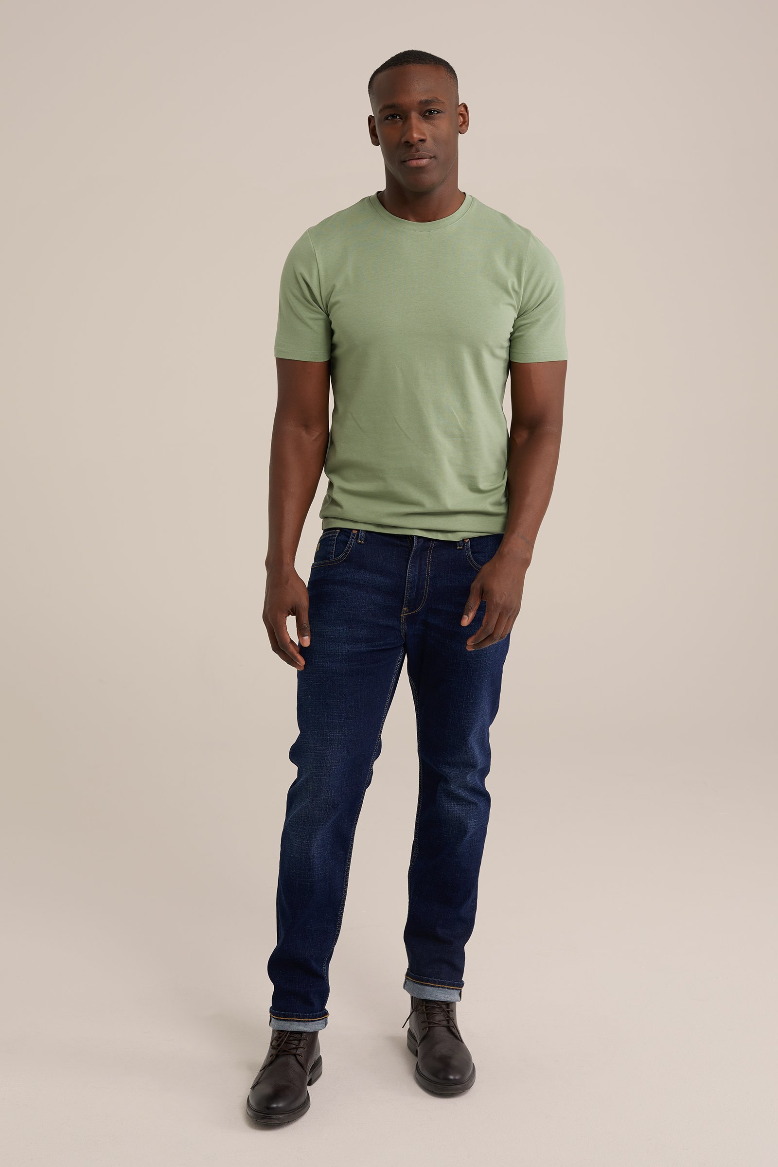 T-shirt WE Fashion Groen