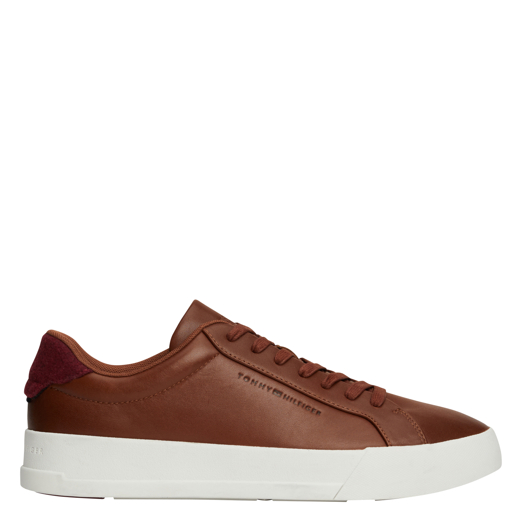 Baskets basses en cuir | Marron