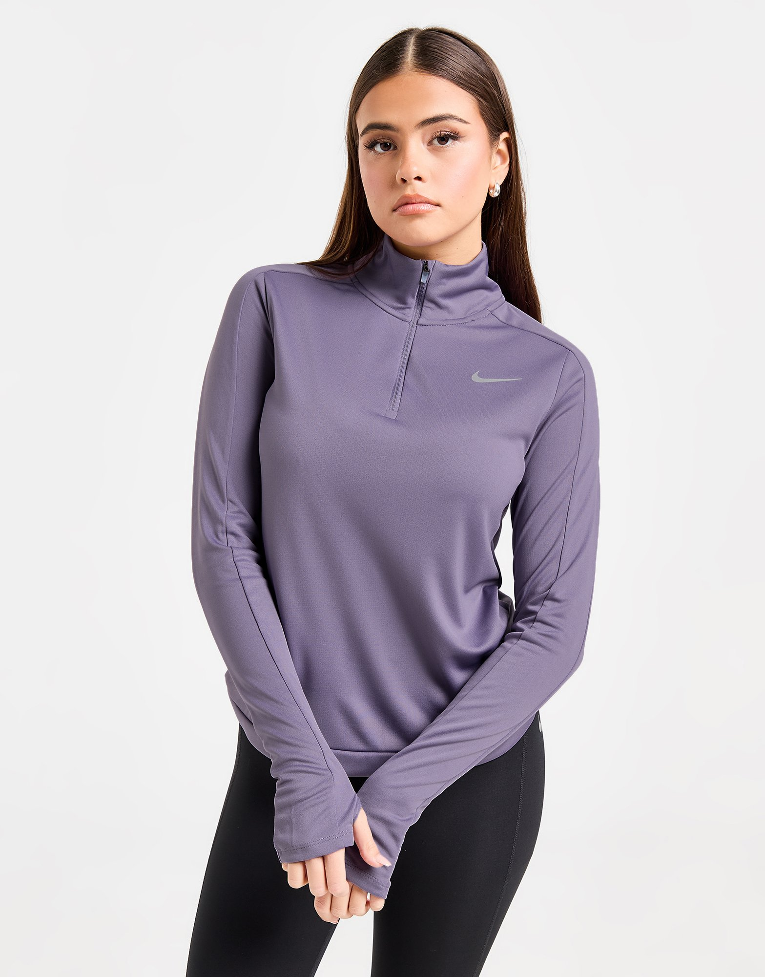 Nike Haut de survêtement zippé 1/4 Running Pacer Femme