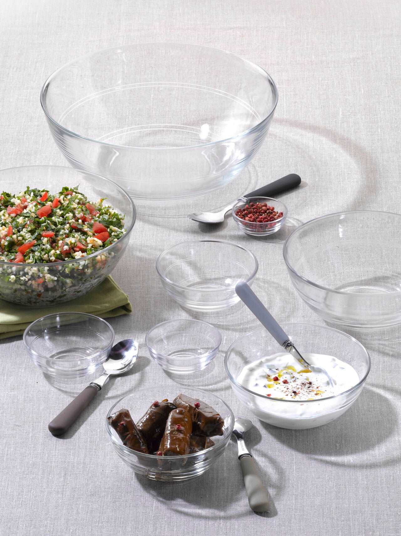 Le Gigogne® - Saladier en verre transparent