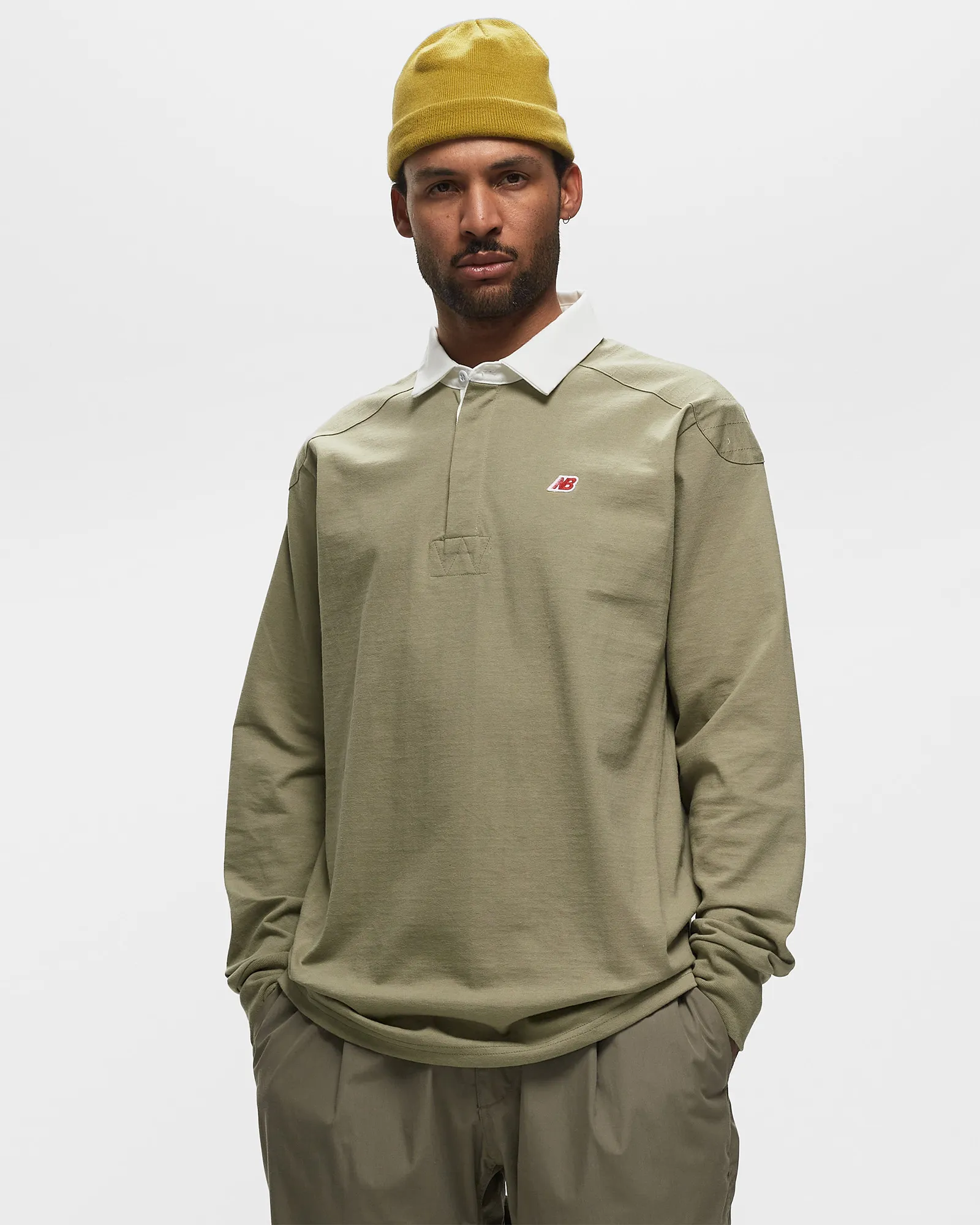 New Balance MADE in USA Long Sleeve Polo