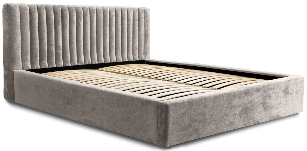 Trae Mobler Vegas 180 x 200 cm Gestoffeerd Bed Grijs