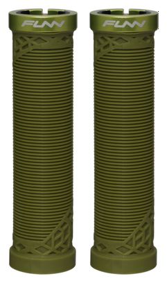 Paire de Grips Funn Hilt 130mm Vert Olive