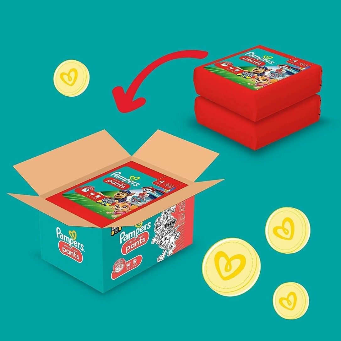 Pampers Baby-Dry Pants Paw Patrol Limited Edition Größe 5, 160 Windeln, 12kg - 17kg