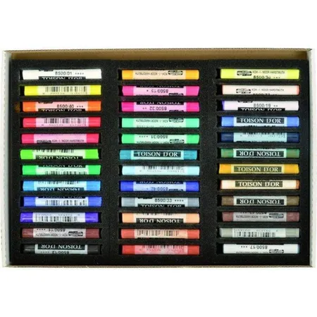 Koh-I-Noor Pastellkreide runde weiche Künstler- Softpastelle, im 36er Pack