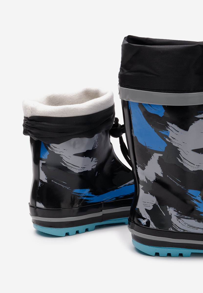 Bottes en caoutchouc pour enfants noires Rosamunda V2