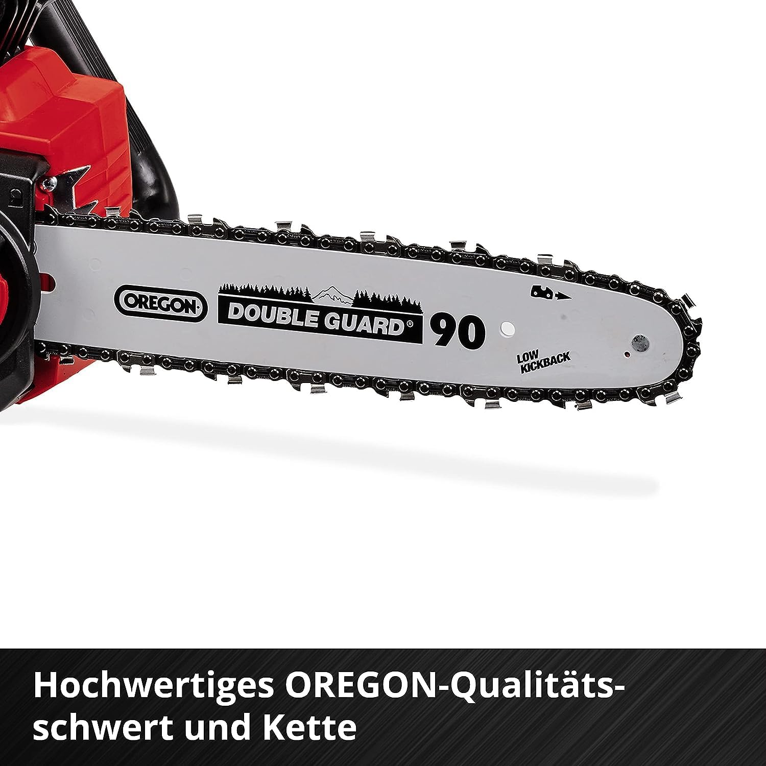 Einhell Akku-Kettensäge FORTEXXA 18/30 Power X-Change (Li-Ion, 18V, bürstenloser Motor, 30 cm Schwert, max. 4.300 min-1, ohne Akku & Ladegerät), Rot/Schwarz