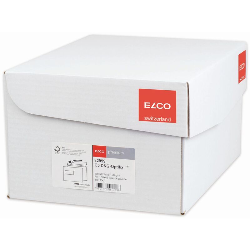 Elco Premium Couvert, Fenster links, C5, 500 Stück