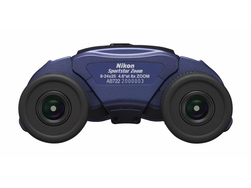 Nikon Fernglas Sportstar Zoom 8-24 x 25 Blau Fernglas für schnelles und stufenloses Zoomen