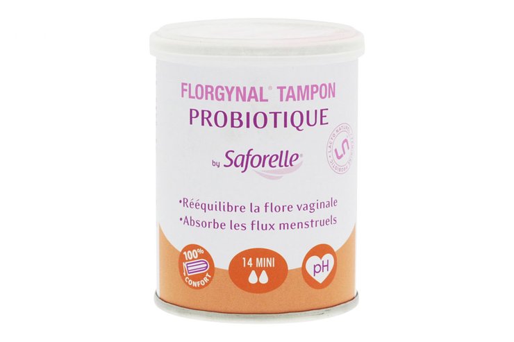 Florgynal 14 tampons avec probiotiques mini sans applicateur