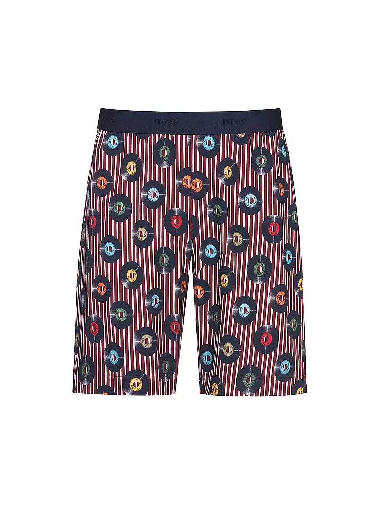 MEY Pyjamashorts dunkelrot