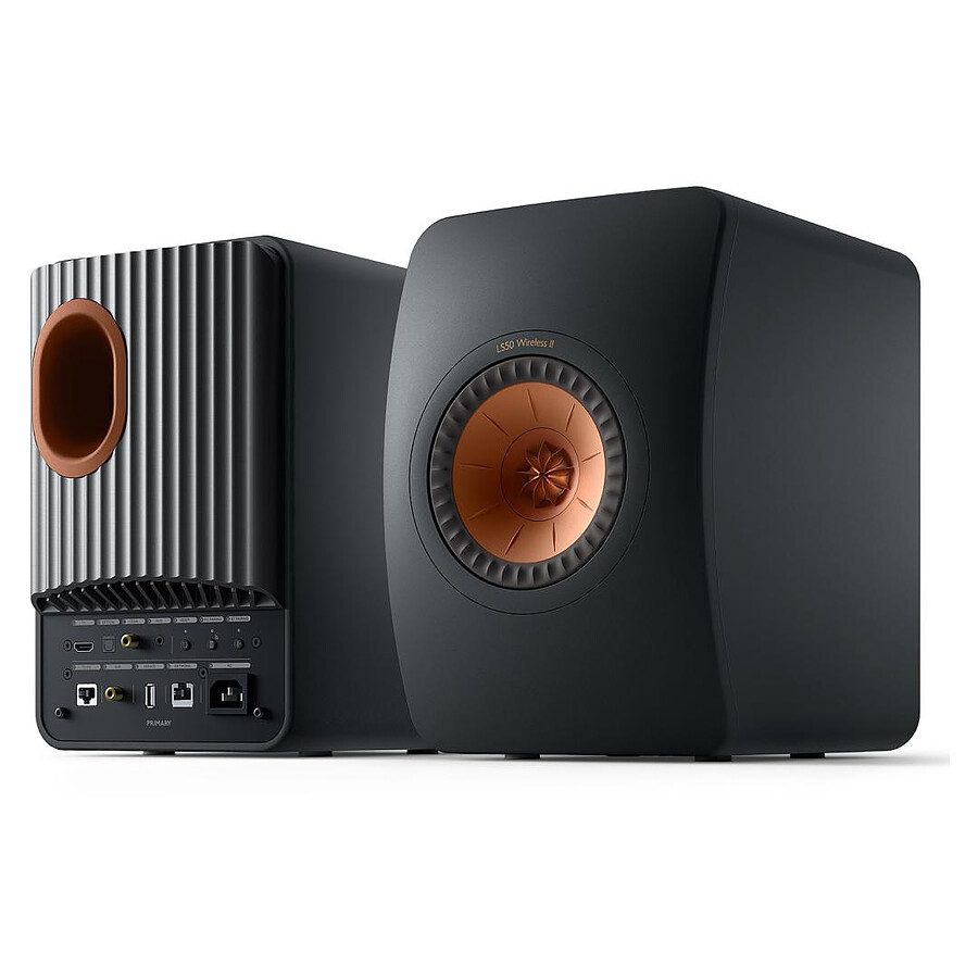 Kef LS50 Wireless II Noir Carbone