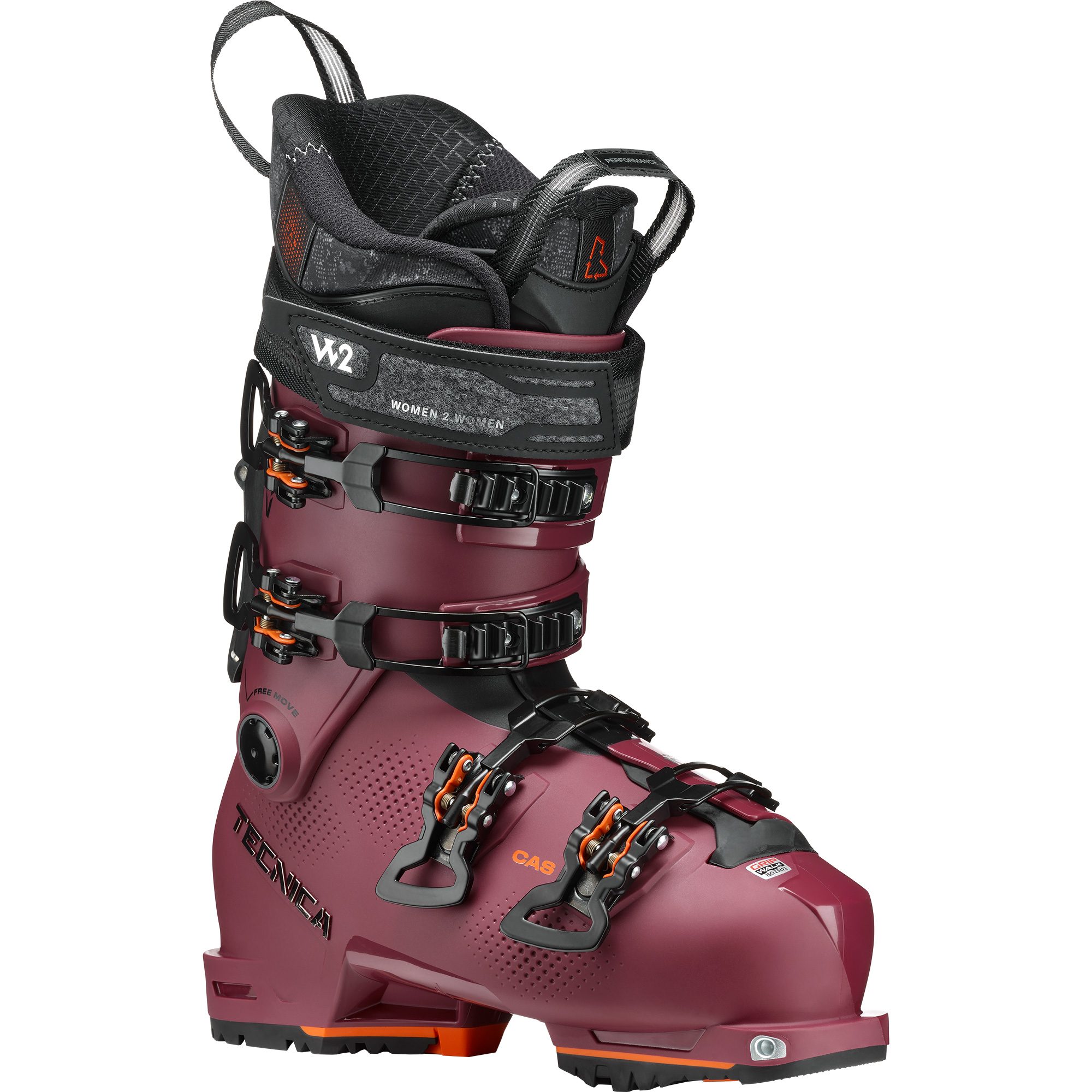 Tecnica Cochise MV 105 W DYN GripWalk Freetouring Skischuhe Damen progressive bordeaux