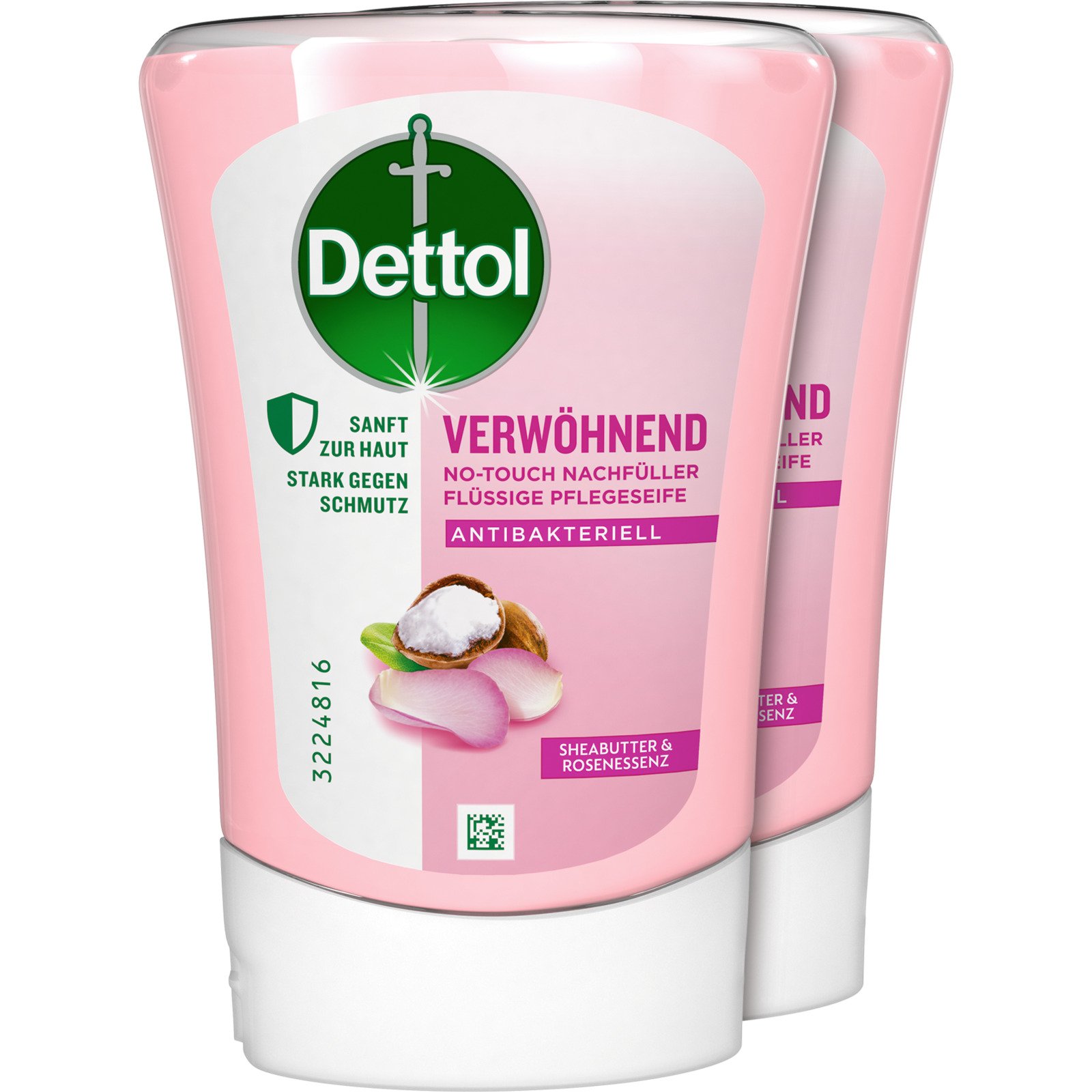 Dettol Seife Nachfüller Sheabutter & Rosenessenz 2 x 250 ml