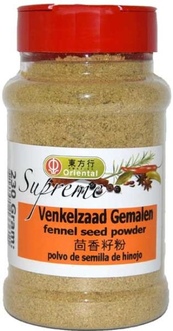 Supreme Venkelzaad Gemalen 230g