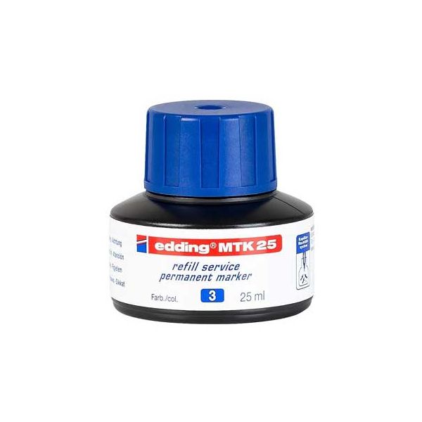 Edding Recarga p/ Marcador Permanente Grosso Mtk 25 Azul - 1300253