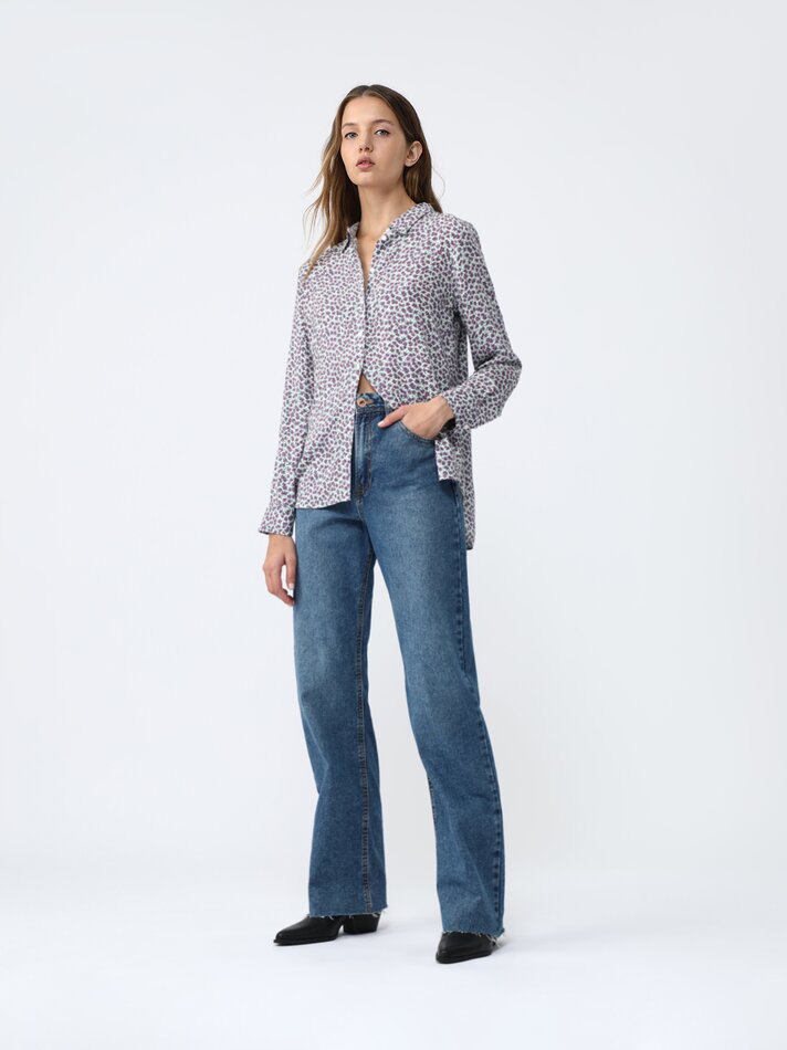 Camisa fluida - Lilás