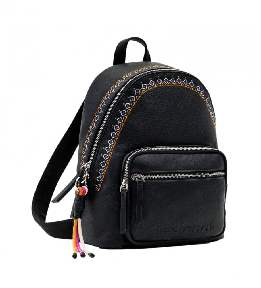 Mini mochila Desigual Rigoberta Mombasa, preta