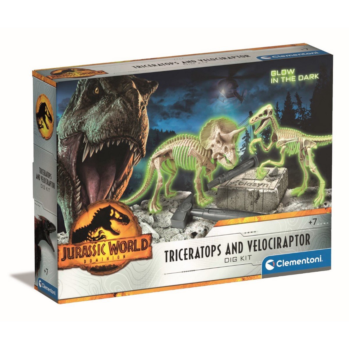 Jurassic World Triceratops Velociraptor