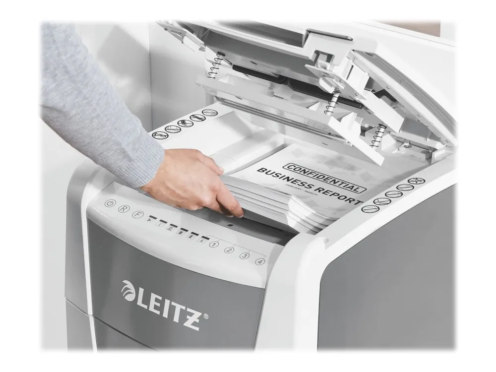 Makulator Leitz IQ AutoFeed Office 300 krydsmakulering 4x30 mm (P-4)