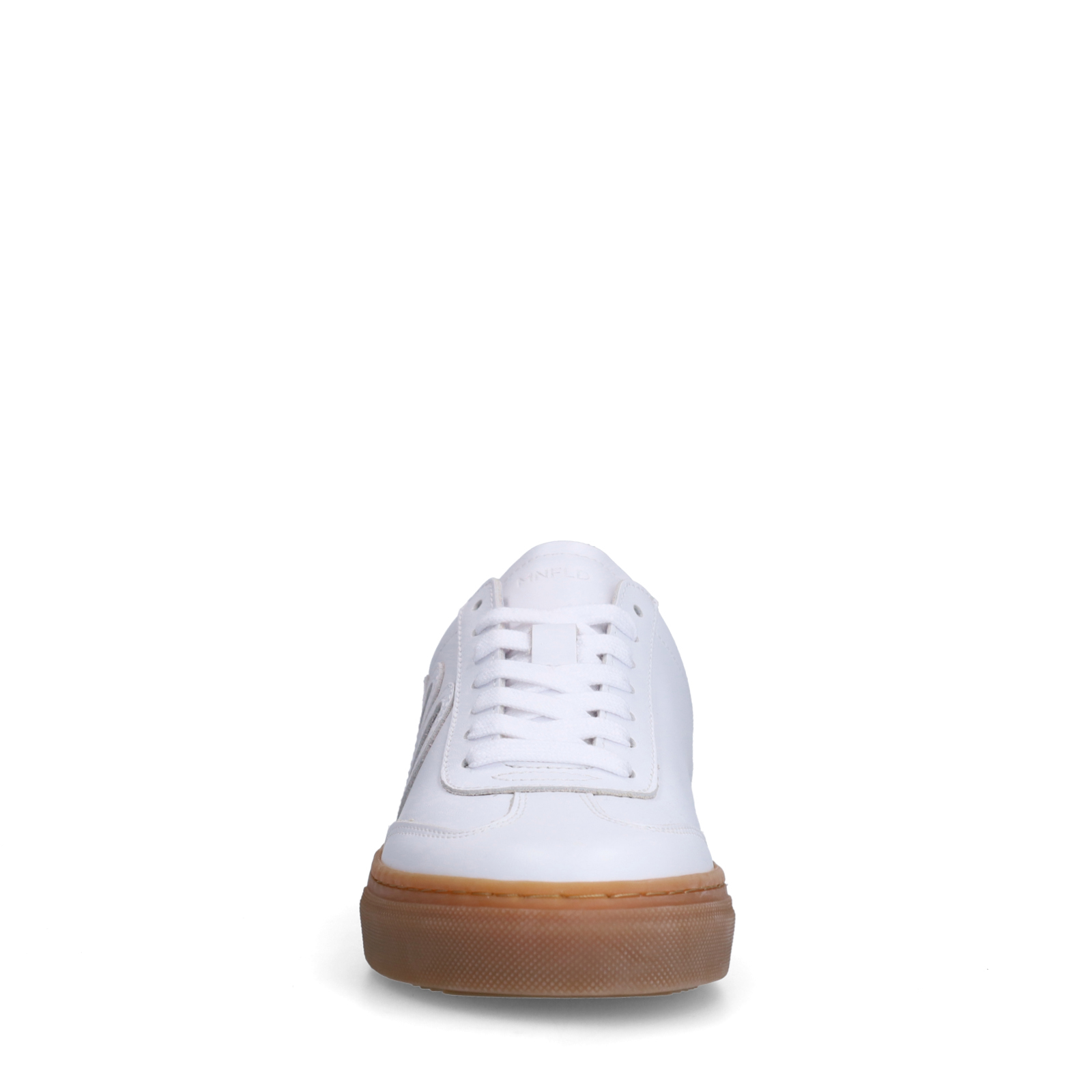 Witte leren sneakers