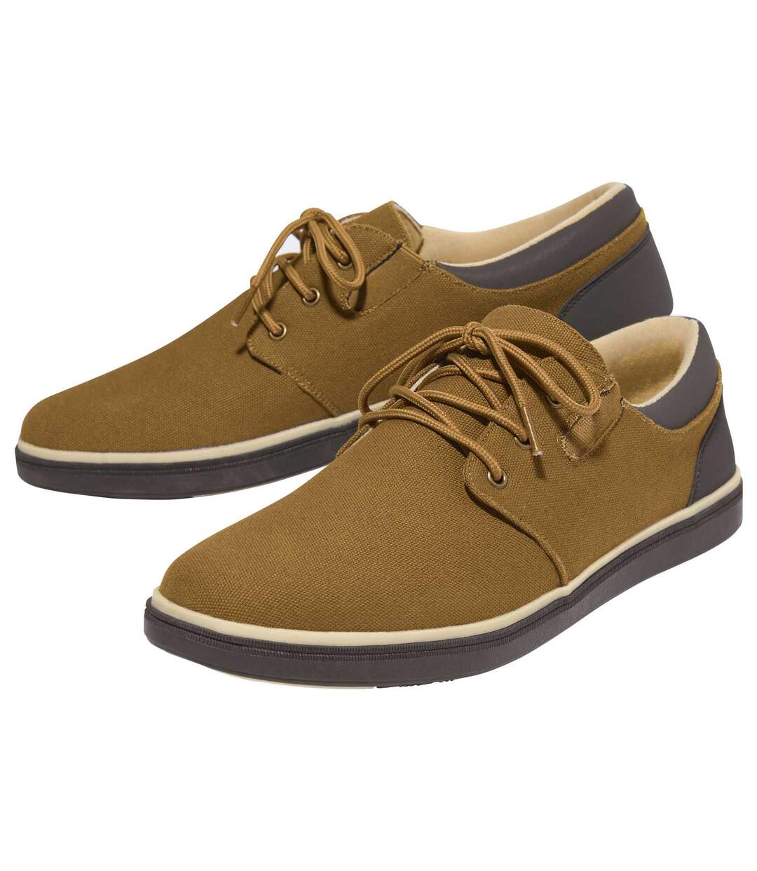 Mocassins Élastiqués en Toile