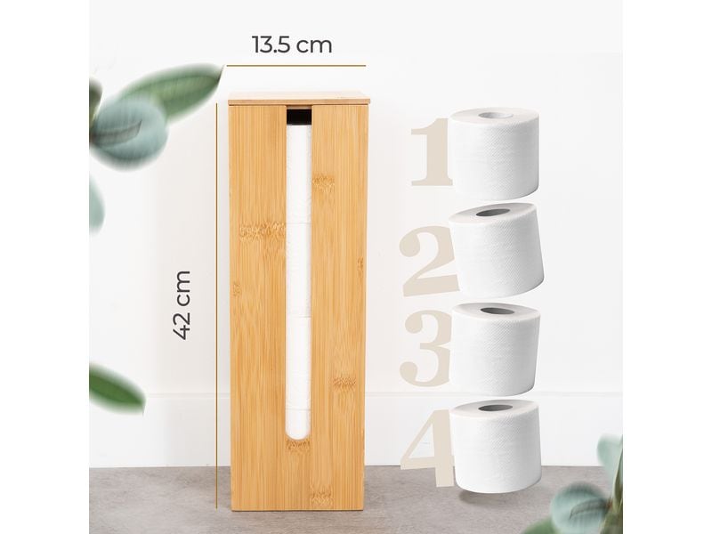 Hennez Toilettenpapierhalter Maria Nature WC Papierhalter für 4 Rollen