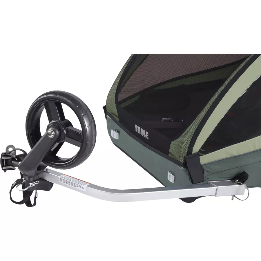 THULE Kinderfahrradanhänger Coaster XT Basil Green