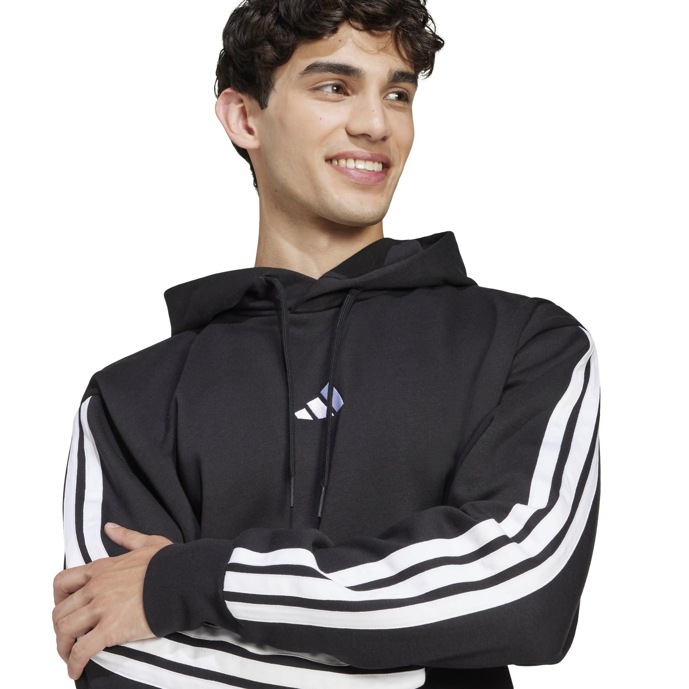adidas Essentials Fleece 3-Stripes Hoodie Mens
