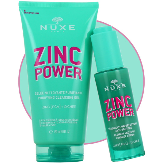 Nuxe Zinc Power Routine Anti-Imperfections - Peaux à tendance acnéique
