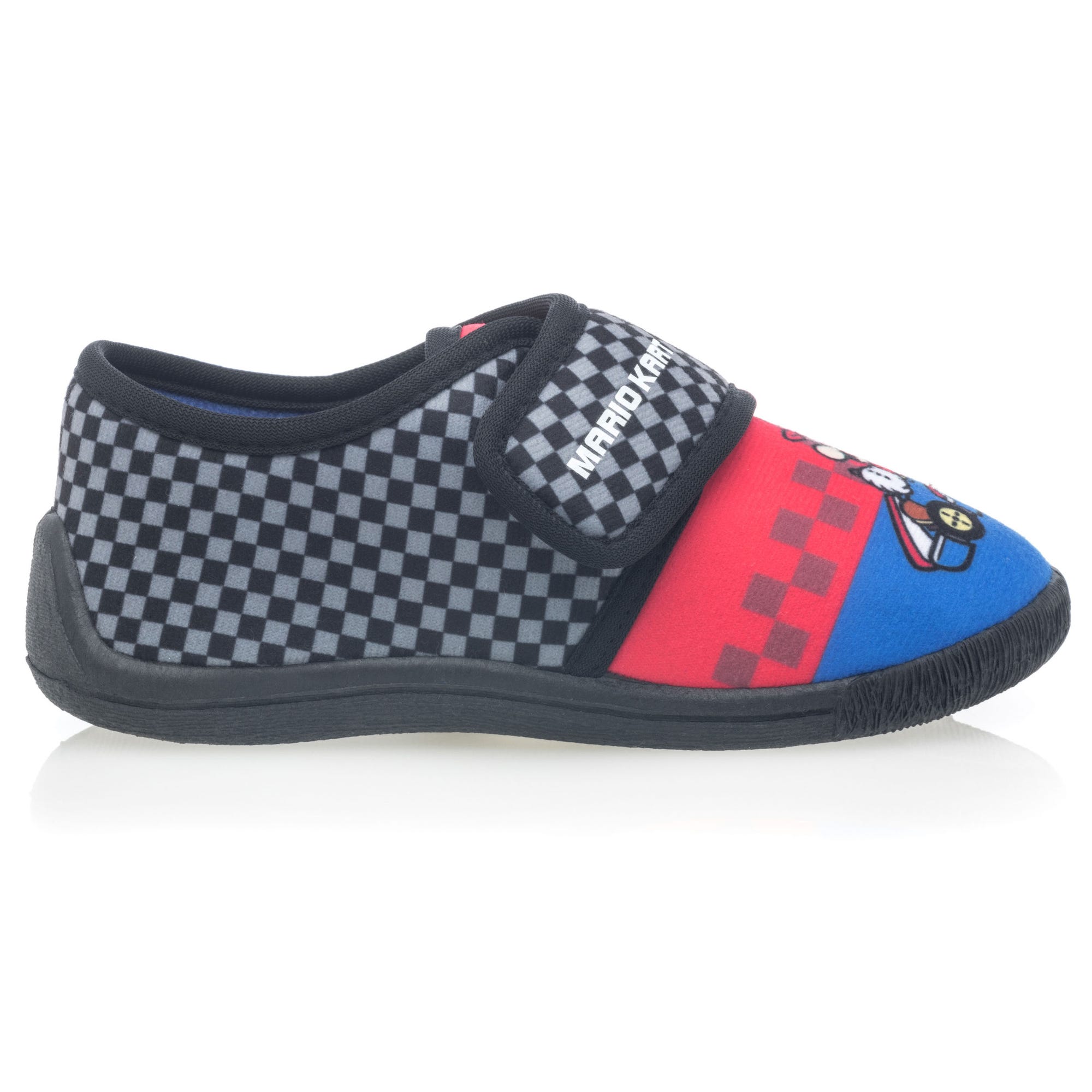 Pantoufles attaches velcros Garçon noir