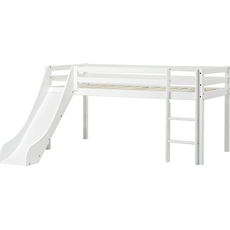 Spiloppe halvhøj seng 101x208 cm - Blomster