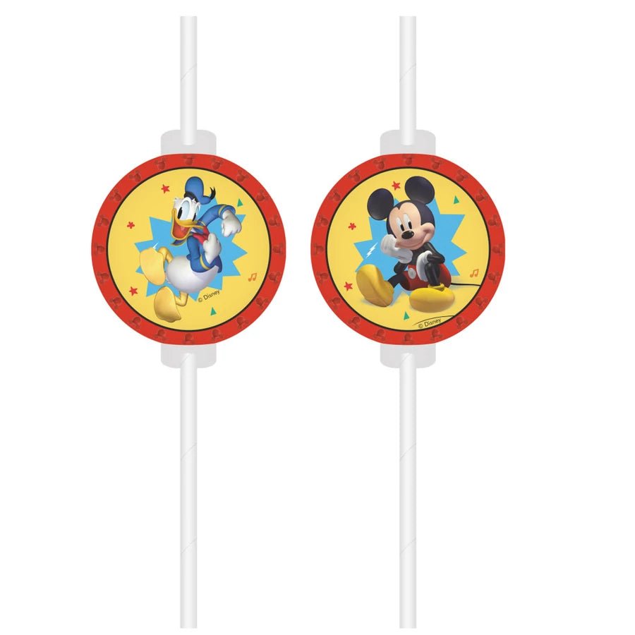 Mickey Mouse Rietjes 22cm 4st