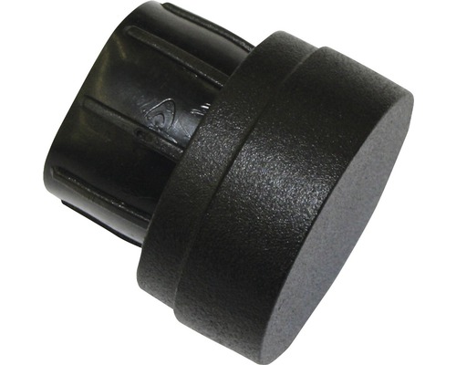 Eindkap voor Industrial Home, zwart, Ø 25 mm, 2 st.