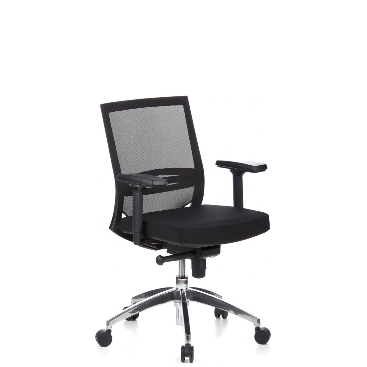 Profi Bürostuhl PORTO PRO Stoff mit Armlehnen (höhenverstellbar) hjh OFFICE